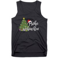 German Matching Present Merry Christmas Frohe Weihnachten Tank Top