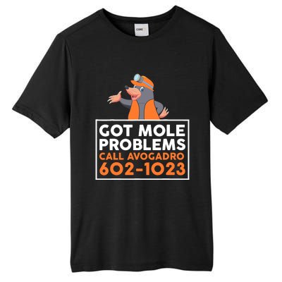 Got Mole Problem Call Avogadro Funny Mole Tall Fusion ChromaSoft Performance T-Shirt