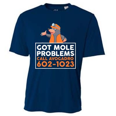 Got Mole Problem Call Avogadro Funny Mole Cooling Performance Crew T-Shirt