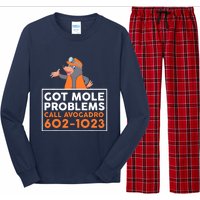 Got Mole Problem Call Avogadro Funny Mole Long Sleeve Pajama Set