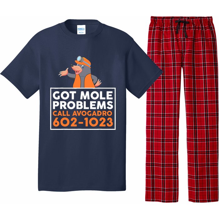 Got Mole Problem Call Avogadro Funny Mole Pajama Set