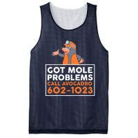 Got Mole Problem Call Avogadro Funny Mole Mesh Reversible Basketball Jersey Tank