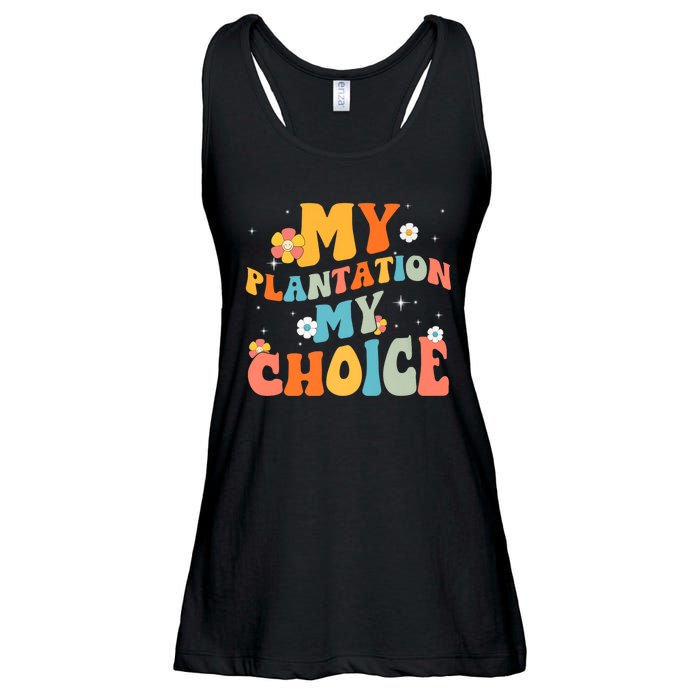 Groovy My Plantation My Choice Funny Flower Ladies Essential Flowy Tank