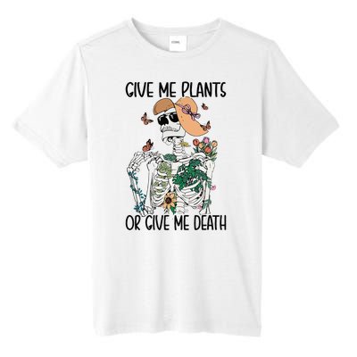 Give Me Plants Or Give Me Death Funny Halloween Skeleton Tall Fusion ChromaSoft Performance T-Shirt