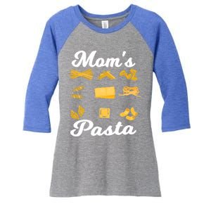 Great Mom's Pasta Food Lover Cooking Gift Women's Tri-Blend 3/4-Sleeve Raglan Shirt