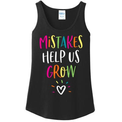 Growth Mindset Positive Back To School Teacher Student Ladies Essential Tank