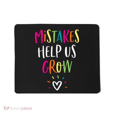 Growth Mindset Positive Back To School Teacher Student Mousepad