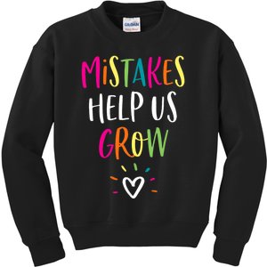 Growth Mindset Positive Back To School Teacher Student Kids Sweatshirt