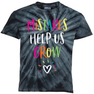 Growth Mindset Positive Back To School Teacher Student Kids Tie-Dye T-Shirt