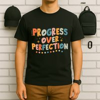 Growth Mindset Progress Over Perfection Back To School Retro T-Shirt