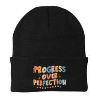 Growth Mindset Progress Over Perfection Back To School Retro Beanie