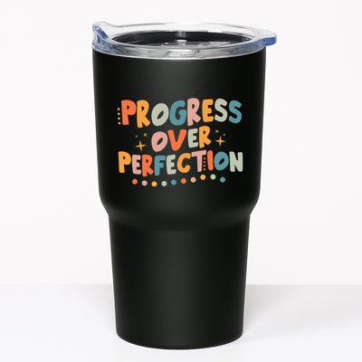 Growth Mindset Progress Over Perfection Back To School Retro Tumbler