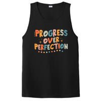 Growth Mindset Progress Over Perfection Back To School Retro PosiCharge Competitor Tank