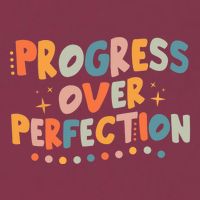 Growth Mindset Progress Over Perfection Back To School Retro 16oz Travel Tumbler