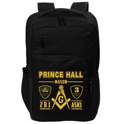 Greats Masonic Prince Hall Masons 2B1 ASK1 Fathers Day Gift Impact Tech Backpack