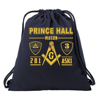 Greats Masonic Prince Hall Masons 2B1 ASK1 Fathers Day Gift Drawstring Bag