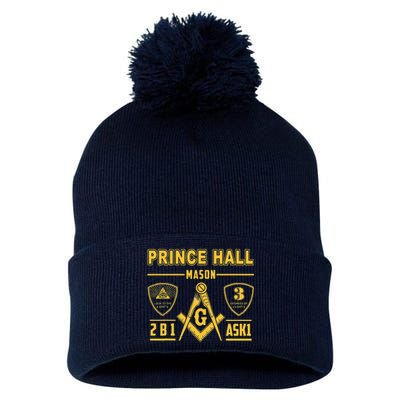 Greats Masonic Prince Hall Masons 2B1 ASK1 Fathers Day Gift Pom Pom 12in Knit Beanie