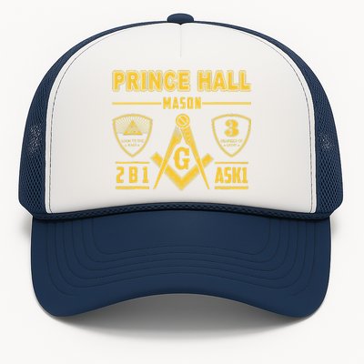 Greats Masonic Prince Hall Masons 2B1 ASK1 Fathers Day Gift Trucker Hat