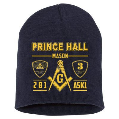 Greats Masonic Prince Hall Masons 2B1 ASK1 Fathers Day Gift Short Acrylic Beanie