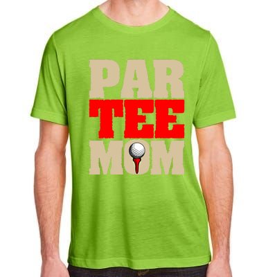 Golf Mom Par Tee Mom Mother's Day Gift Adult ChromaSoft Performance T-Shirt