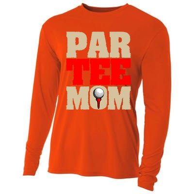 Golf Mom Par Tee Mom Mother's Day Gift Cooling Performance Long Sleeve Crew