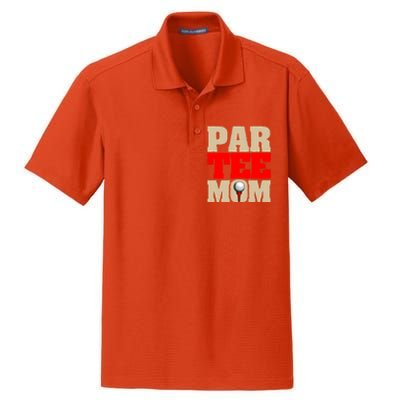 Golf Mom Par Tee Mom Mother's Day Gift Dry Zone Grid Polo