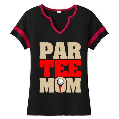 Golf Mom Par Tee Mom Mother's Day Gift Ladies Halftime Notch Neck Tee