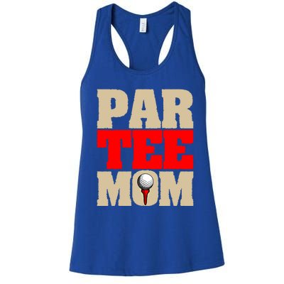 Golf Mom Par Tee Mom Mother's Day Gift Women's Racerback Tank