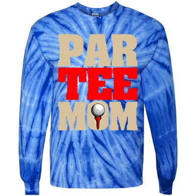 Golf Mom Par Tee Mom Mother's Day Gift Tie-Dye Long Sleeve Shirt