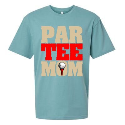 Golf Mom Par Tee Mom Mother's Day Gift Sueded Cloud Jersey T-Shirt