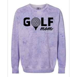 Golf Mom Premium Colorblast Crewneck Sweatshirt