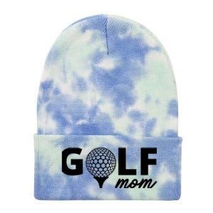 Golf Mom Premium Tie Dye 12in Knit Beanie