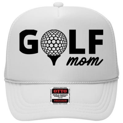 Golf Mom Premium High Crown Mesh Back Trucker Hat