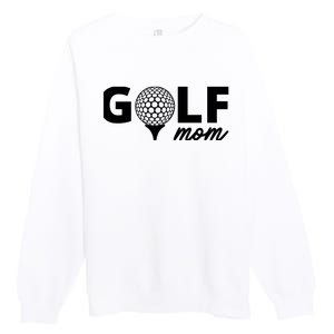 Golf Mom Premium Premium Crewneck Sweatshirt