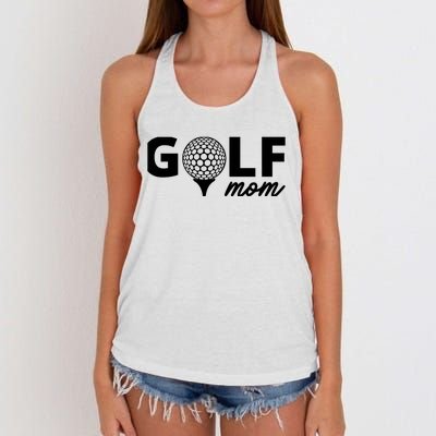 Golf Mom Premium Women's Knotted Racerback Tank