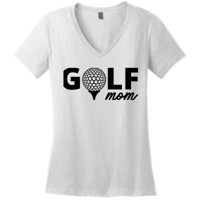 Golf Mom Premium Women's V-Neck T-Shirt