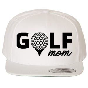 Golf Mom Premium Wool Snapback Cap