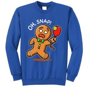 Gingerbread Man Playing Pickleball Sweatshirt