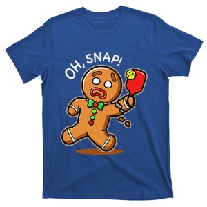 Gingerbread Man Playing Pickleball T-Shirt