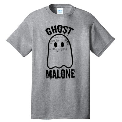 Ghost Malone Post Malone Funny Ghost Halloween Tall T-Shirt