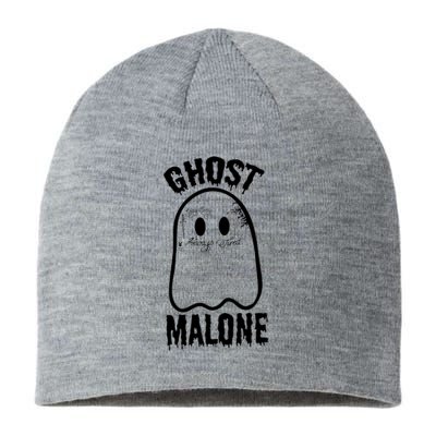 Ghost Malone Post Malone Funny Ghost Halloween Sustainable Beanie