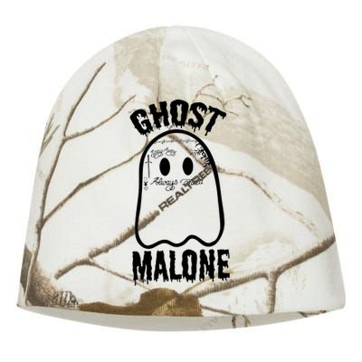 Ghost Malone Post Malone Funny Ghost Halloween Kati - Camo Knit Beanie