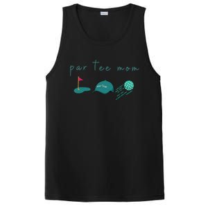 Golf Mom Par Tee Mom Mama Golf Lover Golfer PosiCharge Competitor Tank