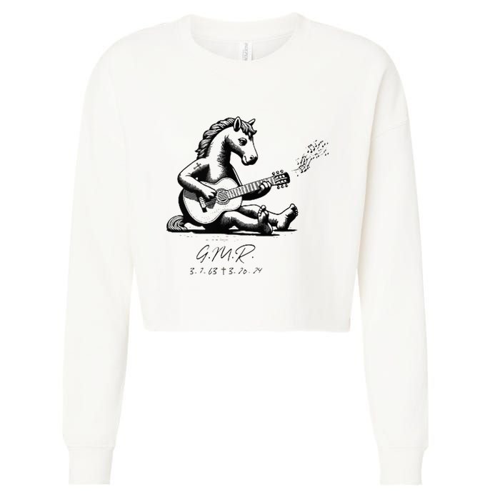 Garry Michael Rehn Memorial Pillow Cropped Pullover Crew