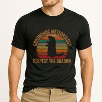 Groundhog Meteorology Respect The Shadow Gift Groundhog Day Funny Gift Cooling Performance Crew T-Shirt