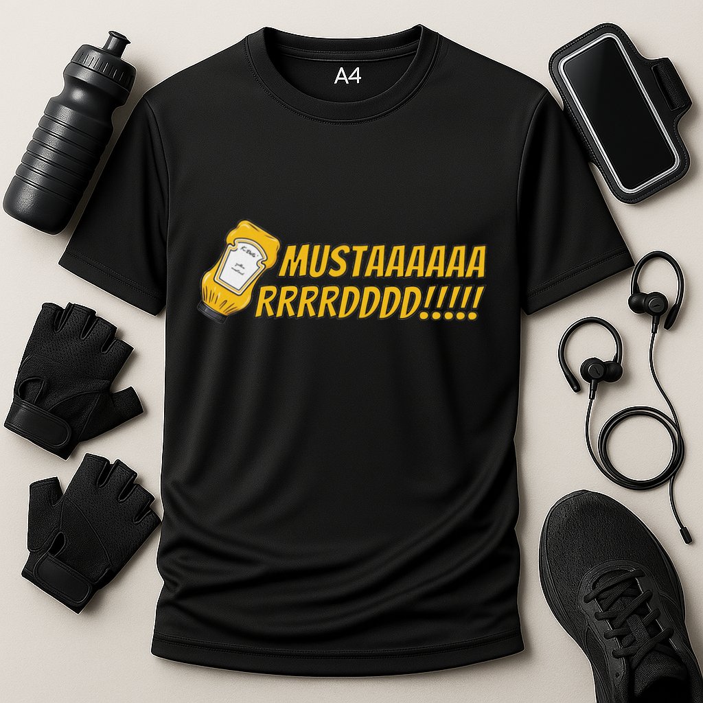 Gnx Mustard Reference Album Cooling Performance Crew T-Shirt