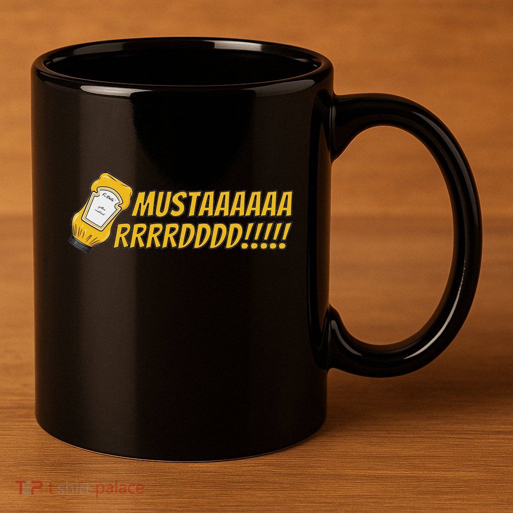 Gnx Mustard Reference Album 11oz C Handle Ceramic Mug