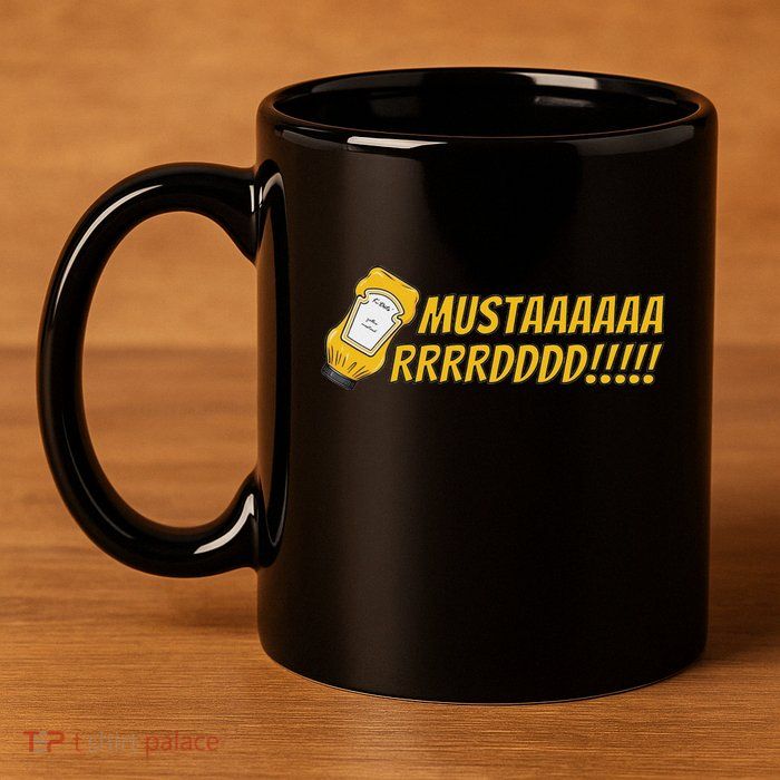 Gnx Mustard Reference Album 11oz C Handle Ceramic Mug