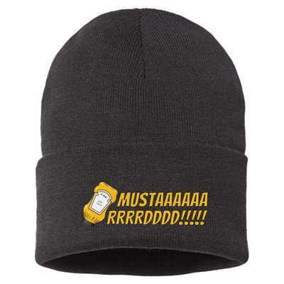 Gnx Mustard Reference Album Sustainable Knit Beanie