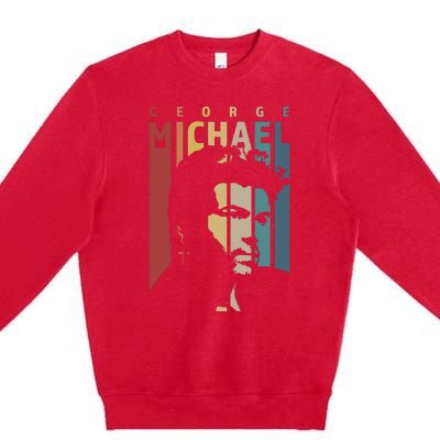 George Michael Retro Vintage Premium Crewneck Sweatshirt